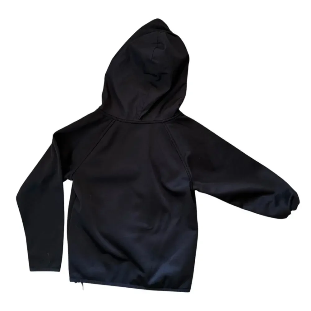 The Children’s Place Sport Black Quilted Pullover Hoodie Jacket S‎ 5-6